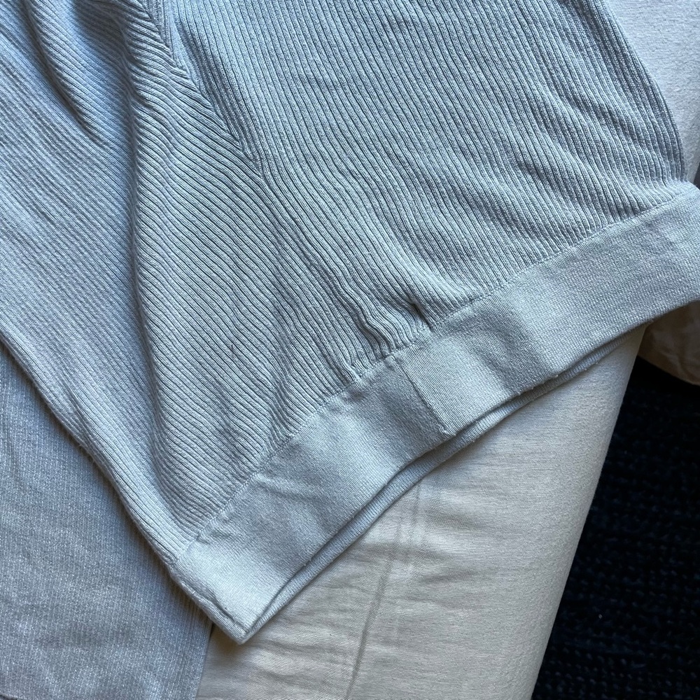 NAADAM Light Gray Boot Cut Pants - Picture 3 of 4